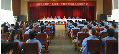 成都MILAN米兰体育·（中国）官方网站集团召开“中国梦”主题教育活动总结表彰大会