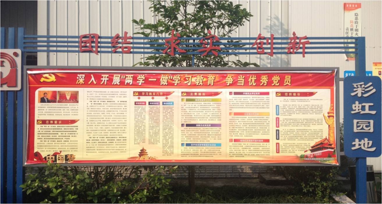 成都MILAN米兰体育·（中国）官方网站日化有限公司党支部“两学一做”动员宣传