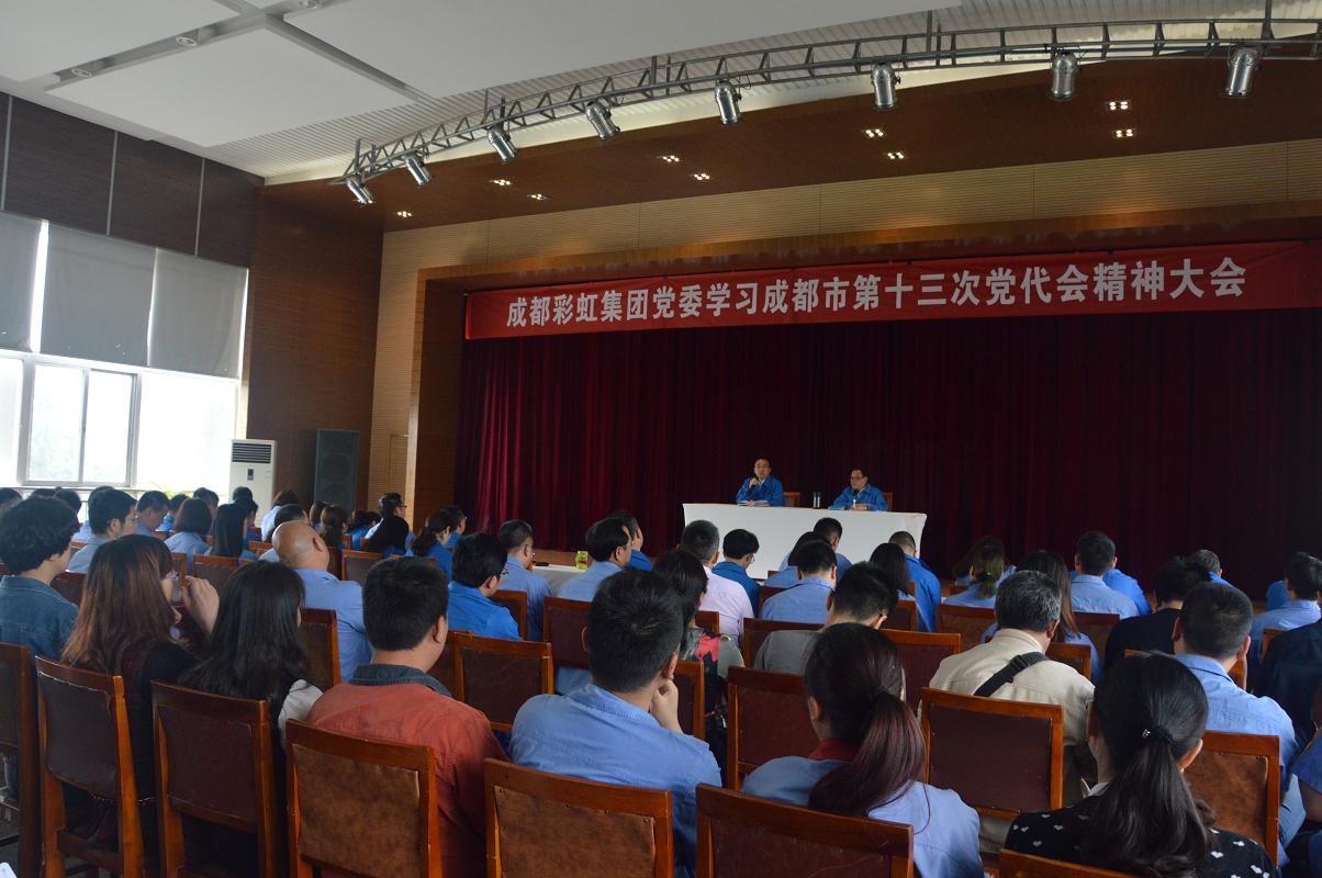 成都MILAN米兰体育·（中国）官方网站集团党委学习贯彻成都市第十三次党代会精神