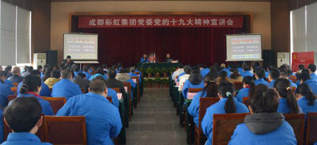 成都MILAN米兰体育·（中国）官方网站集团党委举行党的十九大精神宣讲会