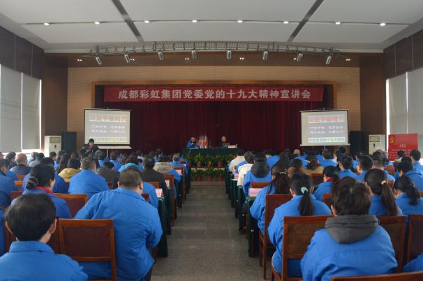 成都MILAN米兰体育·（中国）官方网站集团党委举行党的十九大精神宣讲会