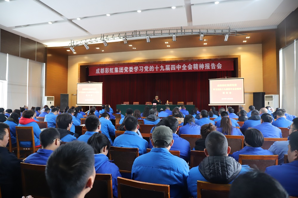 成都MILAN米兰体育·（中国）官方网站集团党委学习党的十九届四中全会精神报告会