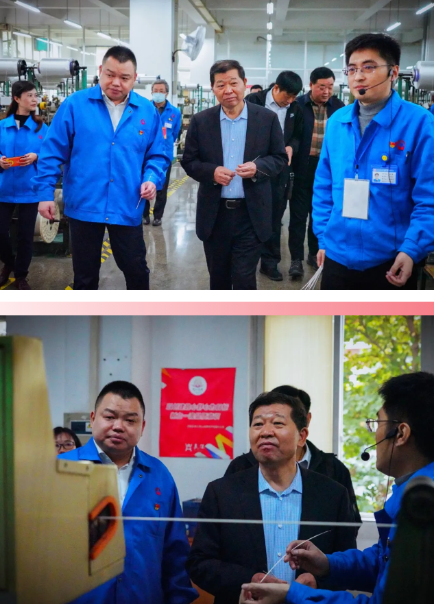 安徽省淮北市杜集区人大常委会领导一行莅临成都MILAN米兰体育·（中国）官方网站参观指导