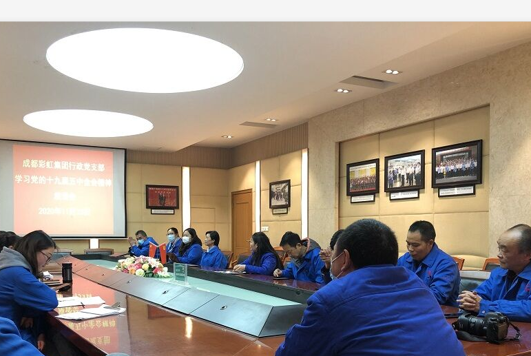 成都MILAN米兰体育·（中国）官方网站集团行政党支部学习党的十九届五中全会精神座谈会