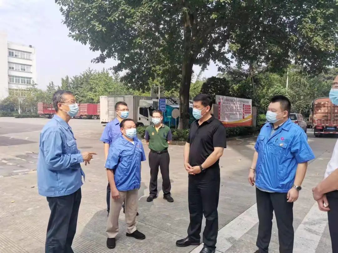 四川省副省长罗强一行领导到成都MILAN米兰体育·（中国）官方网站集团指导生产安全工作
